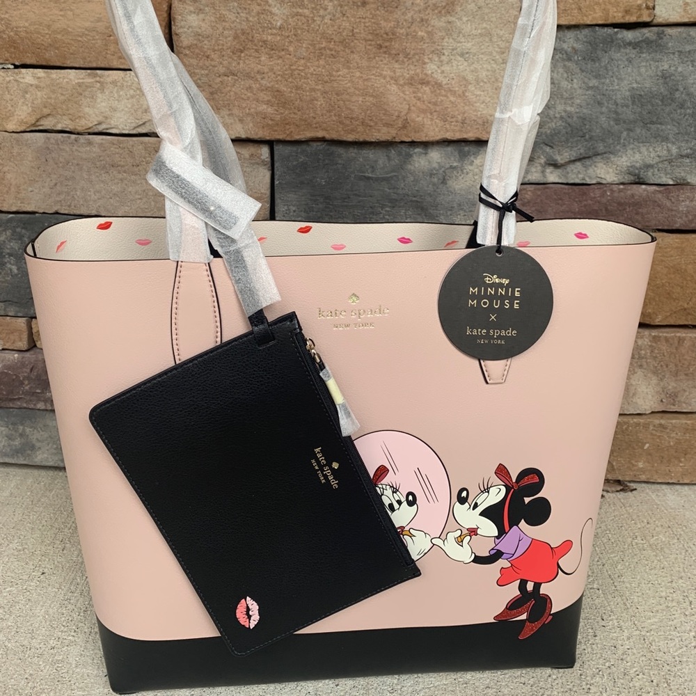 Authentic Kate spade Disney reversib tote/wristlet - Picture 11 of 16